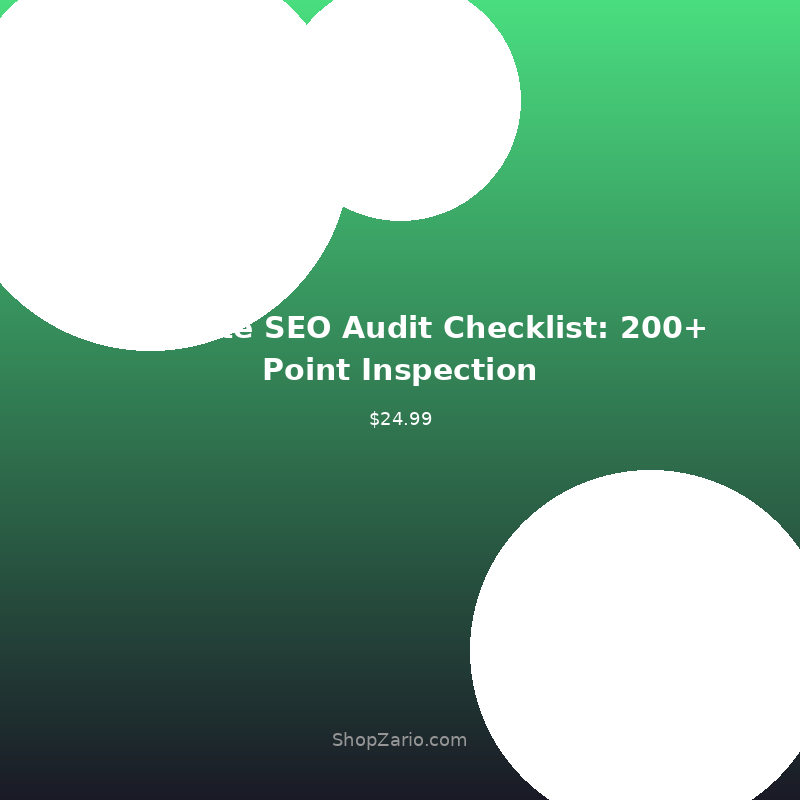 Complete SEO Audit Checklist: 200+ Point Inspection